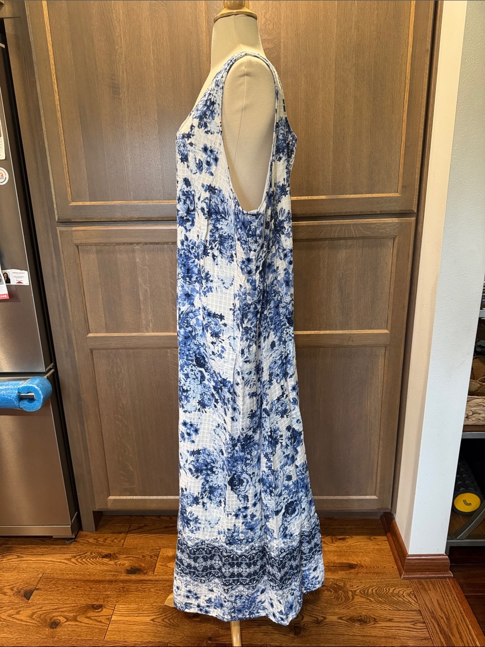 J. Jill - 100% Cotton Sleeveless Maxi Dress - Picture 3 of 9